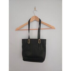 Authentic vintage Y2K Coach black tote bag 9803 with COA